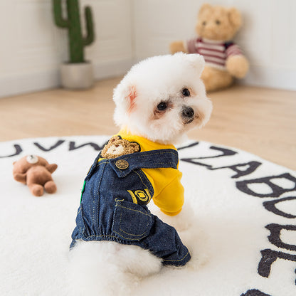 Cute Puppy Four-legged Pet Clothes