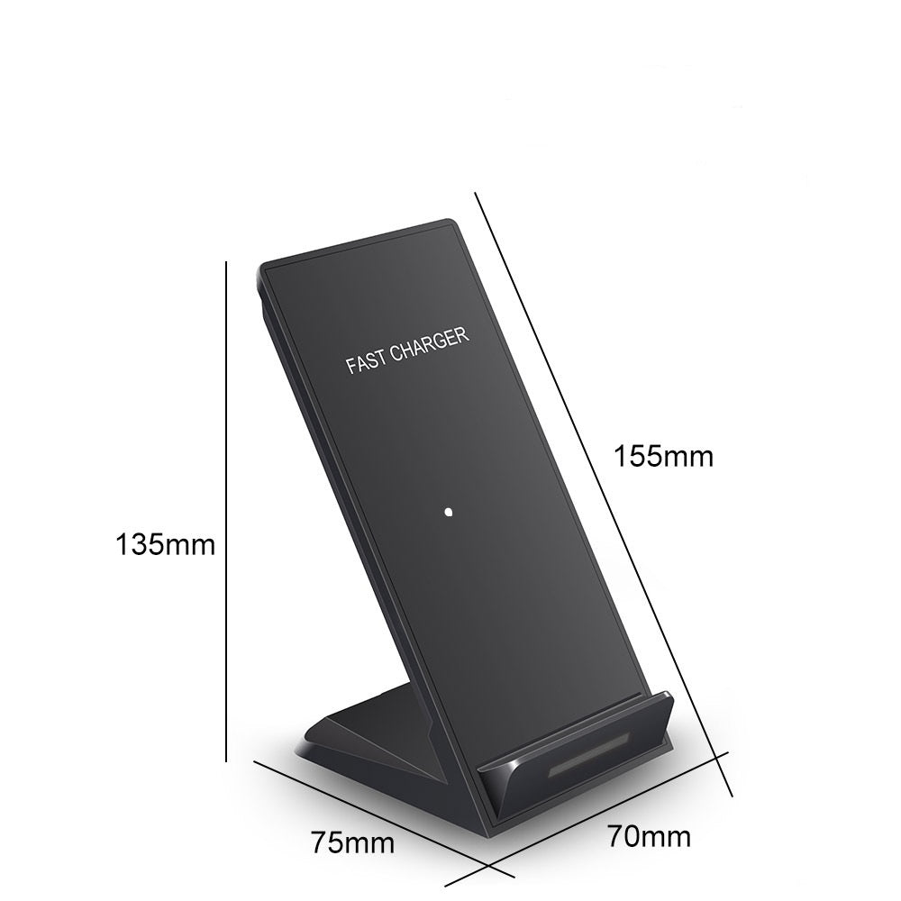 Vertical Wireless Charger Supports QI Charging, Suitable For Apple Mobile Phones