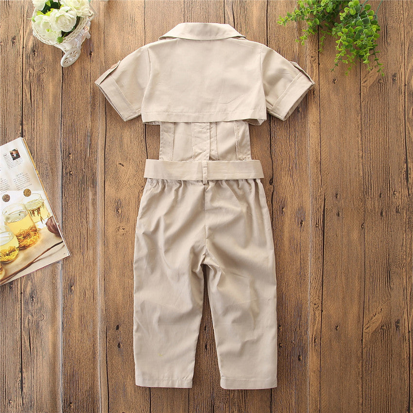 Children's clothing girls jumpsuit