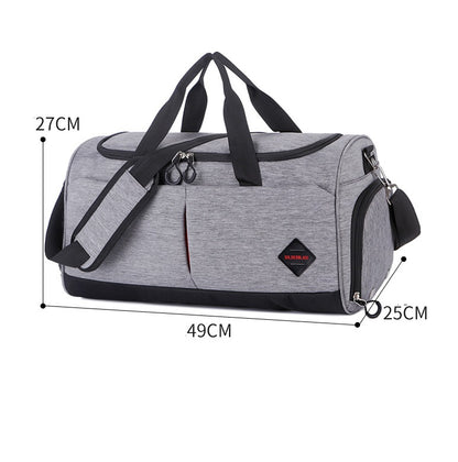 Sports Fitness Men's Large Capacity Dry Wet Separation Luggage Bag