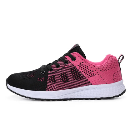 Breathable Women Running Shoes Lightweight Anti-slip Female Sports Shoes Outdoor Soft Women's Sneakers Lace Up Fashion Tennis