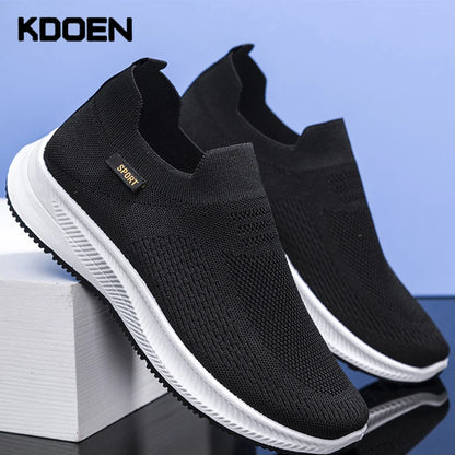 KDOEN Summer Shoes For Men Loafers Breathable Men's Sneakers Fashion Comfortable Casual Shoe Tenis Masculin Zapatillas